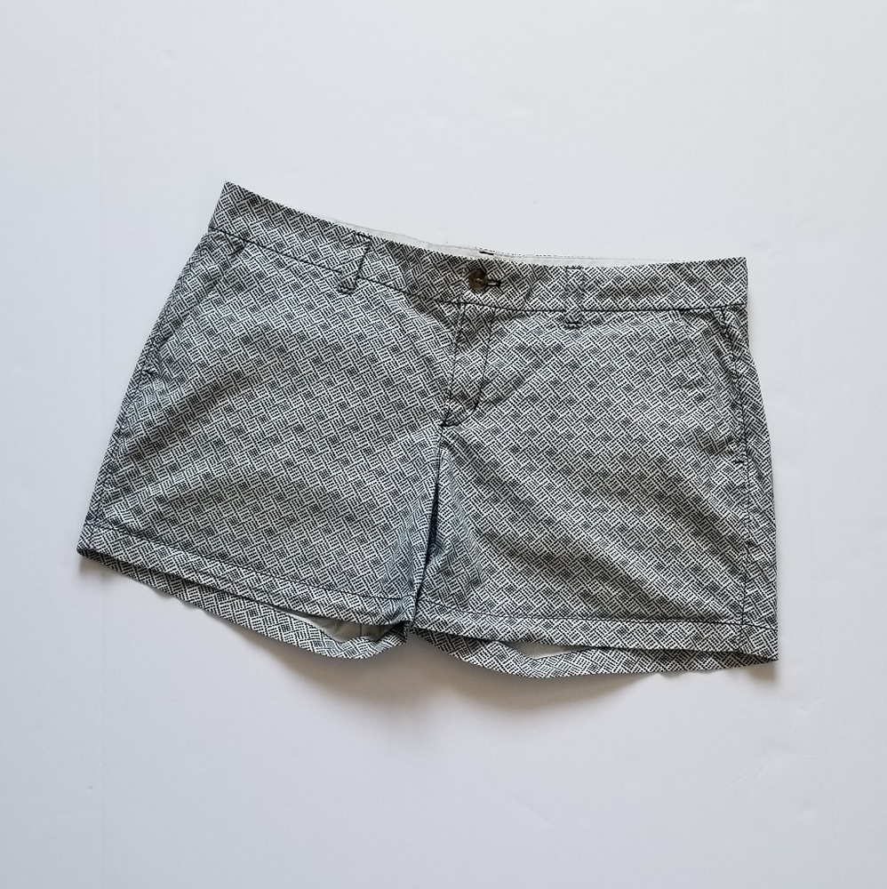 Old Navy White and Blue Shorts Sz 12
